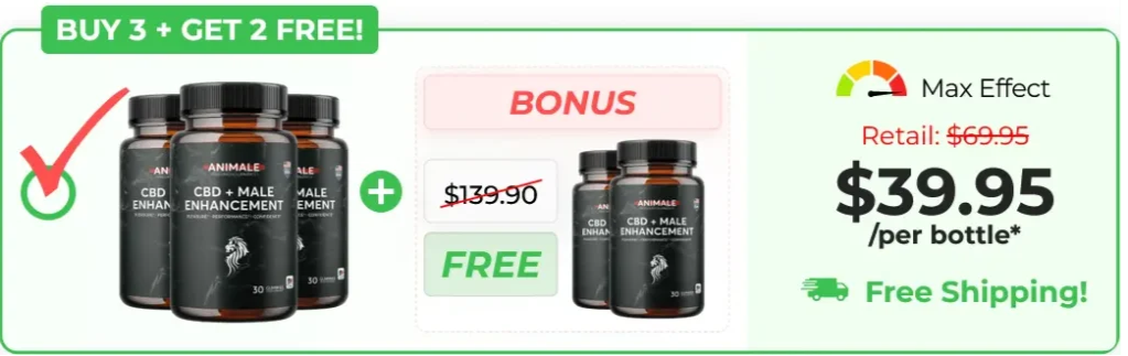 Animale CBD 6 bottle