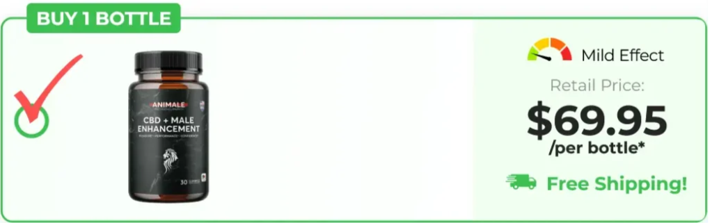 Animale CBD 1 bottle