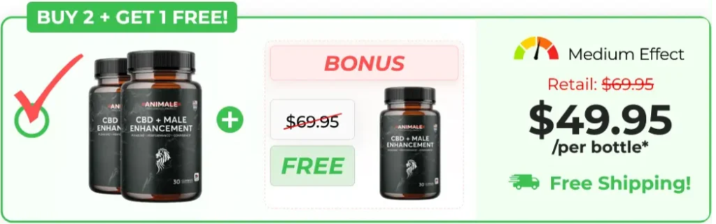 Animale CBD 2 bottle